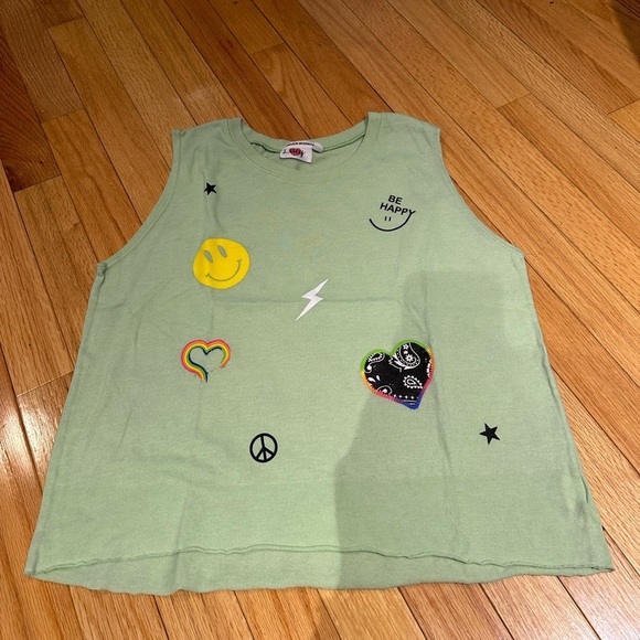 Lucy Green Girls Tank Top Size XL - Picture 1 of 8